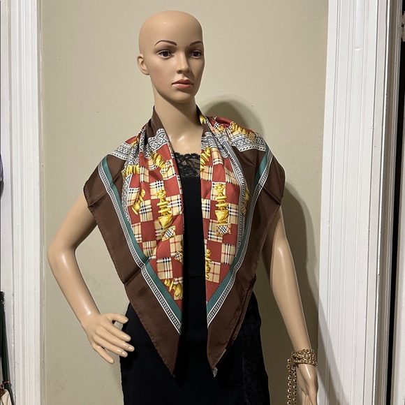 Burberry Silk Scarf - Picture 6 of 7